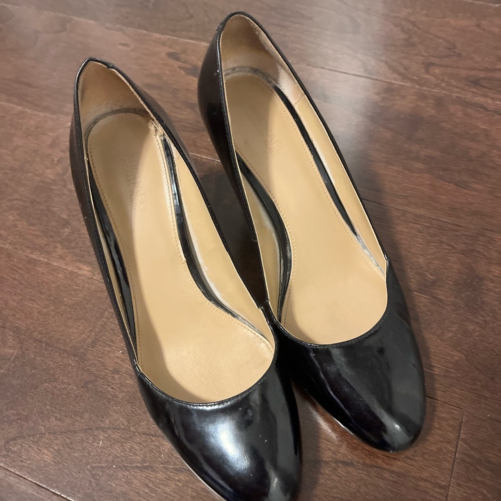 Michael Kors Black Patent Heels